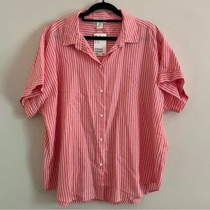 *3 for $10* nwt: 100% cotton dolman sleeve button up